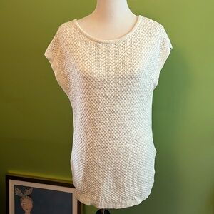 Banana Republic sleeveless Dolman sleeve tunic sweater size M.